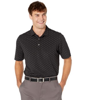 Imbracaminte Barbati Cutter  Buck Virtue Eco Pique Tile Print Polo Black, Cutter & Buck