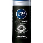 Set 3 x Gel de Dus Nivea Men Active Clean, cu Carbune Activ, 250 ml