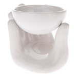 Lampă aromaterapie din ceramică Dakls Posture, alb, Dakls