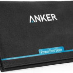 Incarcator Solar Anker PowerPort A2422011, 2 USB, 15W, pliabil (Negru)