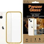 PanzerGlass PanzerGlass ClearCase - husa de protectie cu invelis antibacterian pentru iPhone 13 Tangerine - Garantie de siguranta. Rate simple. Livrare gratuită peste 170 PLN., PanzerGlass