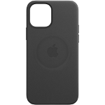 Protectie Spate Apple MagSafe MHKG3ZM/A pentru Apple iPhone 12, iPhone 12 Pro, Piele naturala (Negru), Apple