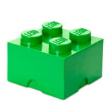 Cutie depozitare LEGO 2x2 verde inchis