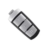 Carcasa cheie telecomanda 3 butoane chip si placa VW Passat B6 B7 CC