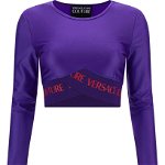 Versace Jeans Couture Shiny Top VIOLET