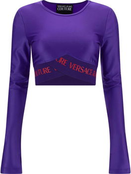 Versace Jeans Couture Shiny Top VIOLET