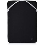 Protective Reversible 14inch Black/Silver Laptop Sleeve, HP