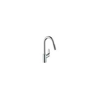 Baterie de bucatarie, Hansgrohe, Focus M41 240, monocomanda cu pipa extractibila, crom