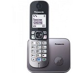 Telefon DECT metalic, KX-TG6811FXM, Panasonic, Panasonic