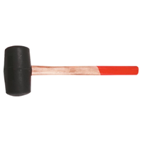Ciocan cauciuc TopTools 450g, coadă din lemn