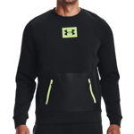 Under Armour, Bluza sport pentru fitness Summit, Galben, Negru, L