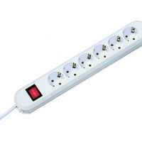 Prelungitor cu protectie la supratensiune Bachmann CONNECTUS, 6 prize Schuko, intrerupator, cordon 2m Prelungitor cu protectie la supratensiune Bachmann CONNECTUS, 6 prize Schuko, intrerupator, cordon 2m