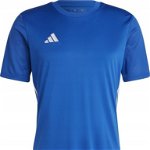 adidas Performance, Tricou slim fit pentru fotbal Tabela 23, Alb/Albastru royal