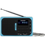 Radio portabil de buzunar Blaupunkt PR5BL, AM / FM, USB / microSD, Albastru, Blaupunkt