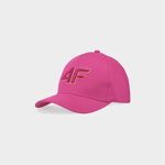 Șapcă cu cozoroc strapback pentru fete - fucsia, 4F Sportswear