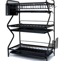 Scurgator de vase metalic premium cu 3 niveluri, GAVE