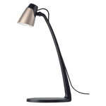 Lampa de birou design LED 4.5W, reglabila, lumina neutra(4000k), culoare negru + sampanie, Emos, Emos