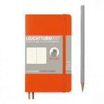 Agendă nedatată Leuchtturm Pocket (A6): Orange, pagini punctate