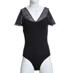 Body negru cu dantela, 0