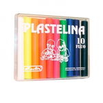 PLASTILINA HERLITZ SET 10 CULORI FLUORESCENTE CUTIE PLASTIC, 