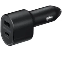 Incarcator Auto Samsung EP-L5300XBEGEU, Super Fast Dual, Type C Max 45 W + USB A Max 15 W, bulk (Negru), Samsung