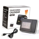 Ceas cu calendar DS-8190 Pro LCD alarma si proiectie, ecran color cu iluminare, 