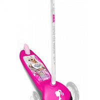 Trotineta intuitiva Barbie Pink platforma antiderapanta greutate suportata 50 kg varsta 2 ani+, Stamp