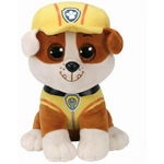 Jucarie de plus TY - Paw Patrol, Rubble, 24 cm