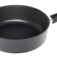 Tigaie adanca, aluminiu, 28 cm, inductie, cu 2 manere - AMT Gastroguss, AMT Gastroguss