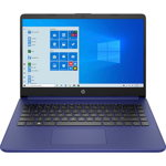 Laptop HP 14s-fq1014nq 14 inch FHD AMD Ryzen 5 5500U 8GB DDR4 256GB SSD Windows 10 Home Indigo Blue