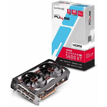 Placa video Sapphire Pulse Radeon RX 5600 XT 6GB, GDDR6, 192-bit