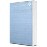 HDD extern Seagate, 4TB, Backup Plus Portable, 2.5", USB 3.0, Textura metalica, Albastru deschis