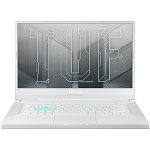 Laptop Gaming ASUS ASUS TUF Dash F15 FX516PE cu procesor Intel® Core™ i7-11370H pana la 4.80 GHz, 15.6", Full HD, 144Hz, 16GB, 1TB SSD, NVIDIA® GeForce RTX™ 3050 Ti 4GB, Free DOS, Moonlight White