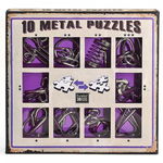 Eureka 10 Metal Puzzles Set Purple - 473359, Eureka