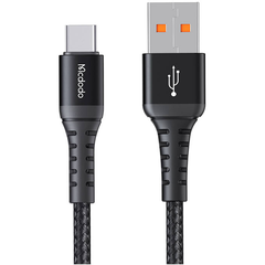 Cablu de date CA-2273, USB/USB-C, Quick Charge 4.0, 60W, 3m, Negru, Mcdodo Cablu de date CA-2273, USB/USB-C, Quick Charge 4.0, 60W, 3m, Negru, Mcdodo