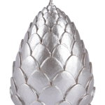 Lumanare decorativa - Metalic Pinecone - Silver, Kaemingk