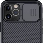 Nillkin Nillkin CamShield Pro Magnetic - Husă Apple iPhone 12 Pro Max cu capac pentru cameră (negru), Nillkin