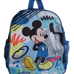 Rucsac gradinita cu 2 buzunare 30x26x10 cm Mickey, Litera