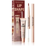 Makeup Revolution Lip Shape Kit set îngrijire buze culoare Warm Nude 1 buc, Makeup Revolution