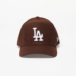 New Era Los Angeles Dodgers Melton Wool A-Frame Trucker Cap Nfl Brown Suede/ White, New Era