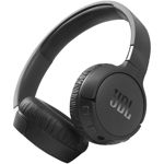 Casti On-ear JBL Tune 660NC, Wireless, Active noise cancelling, Bluetooth, Asistent vocal, Negru, JBL
