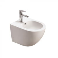 Bideu suspendat Fluminia Alfonzo, alb lucios, Fluminia