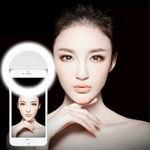 Lampa LED Selfie tip inel pentru telefon - 3 trepte luminozitate, Comcar