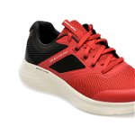 Pantofi SKECHERS rosii, SKECH-LITE PRO, din material textil, Skechers