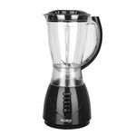 Blender FLORIA ZLN-3080 Negru, Putere 300W, capacitate 1.5L, 3 viteze, Functie puls-Vas plastic, OEM