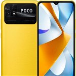 Telefon Mobil Poco C40, Procesor JLQ JR510 Octa-Core, Ecran IPS LCD 6.71inch, 4GB RAM, 64GB Flash, Camera Duala 13+2MP, Wi-Fi, 4G, Dual Sim, Android (Galben), Poco