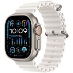 Apple Smartwatch Apple Watch Ultra 2 GPS + Cellular, 49mm Titanium Case with White Ocean Band, Apple