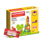 Set magnetic de construit- set de baza magformers, 30 piese, Clicstoys