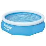 Piscina gonflabila BestWay, Ø 305 cm, H 76 cm, capacitate 3.8 m³, accesorii incluse