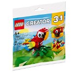 Set 66 piese constructie Creator 3 v 1 - Papagal, Lego, Multicolor